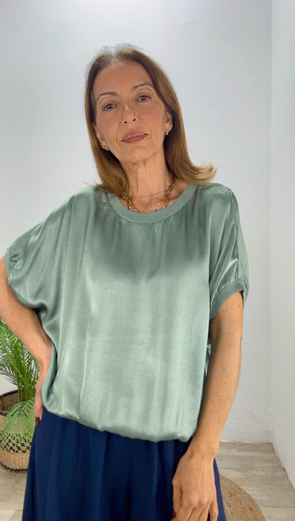 Blusa cetim