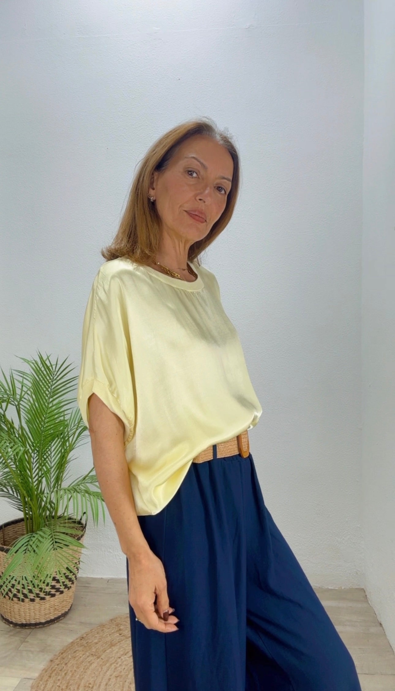 Blusa cetim